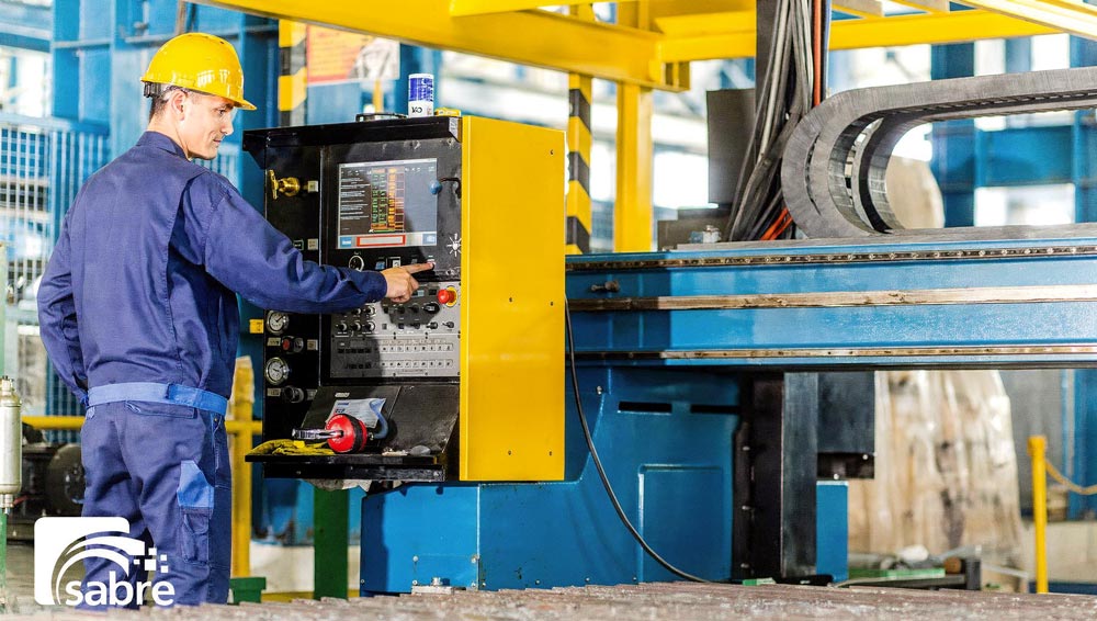 worker at a manufacturing plant